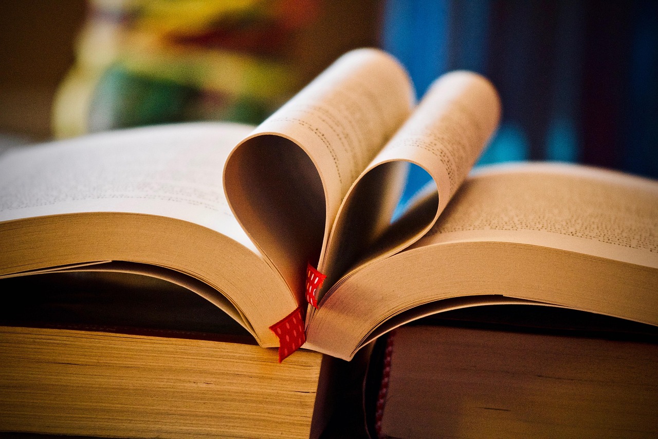 Open books ready for advance readers